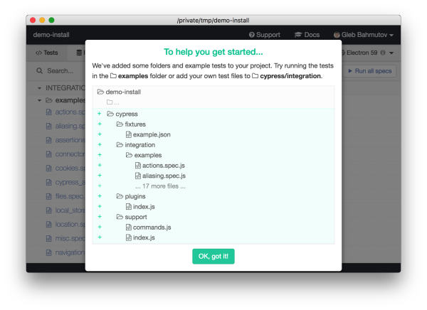 Cypress.io - Open Source Cross-Platform End-to-End Test Runner