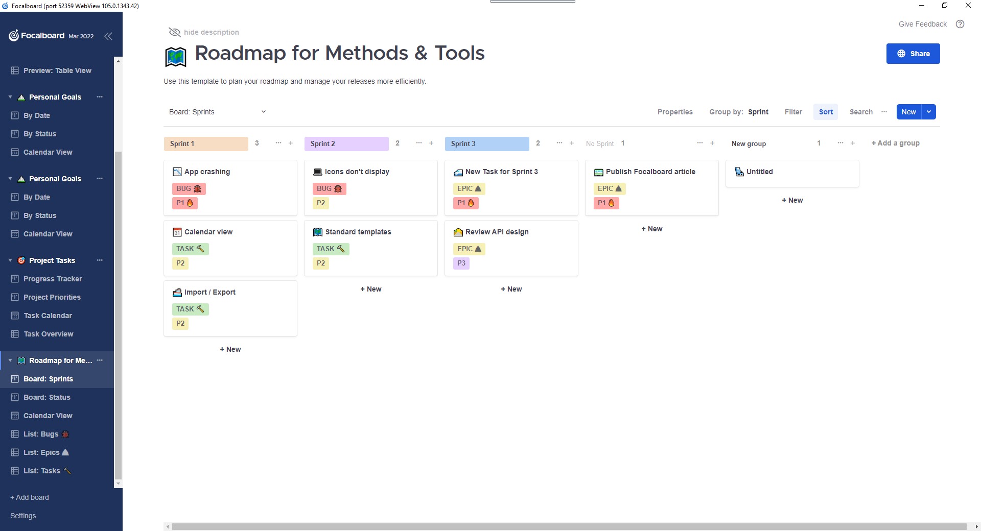 Focalboard Open Source Project Management Tool