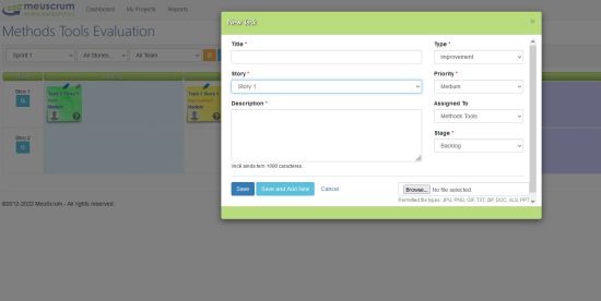 MeuScrum - Free Online Scrum Tool