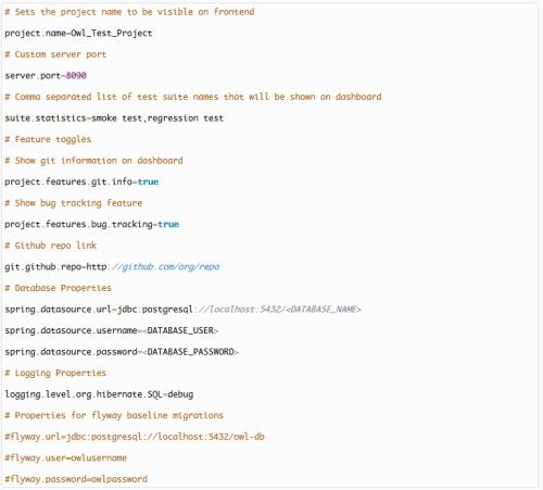 Owl - Open Source Test Reporting and Presentation